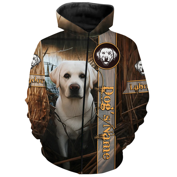 White Lab 3D All Over Printed Shirts, Labrador Retriever Hunting Dogs Gifts for Lab Lovers FSD4507