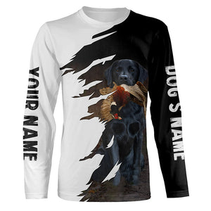 Bird Dogs Pheasant Hunting Custom Name Shirt, Hunting Dog Gifts for Hunters - Long Sleeve FSD4525