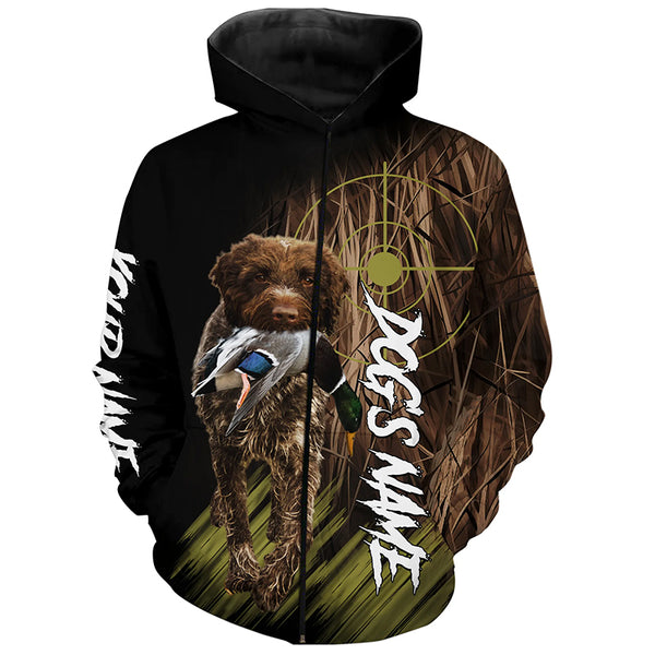 Wirehaired pointing griffon Duck Hunting Waterfowl camo Shirts, Duck Hunting Hoodie FSD4554