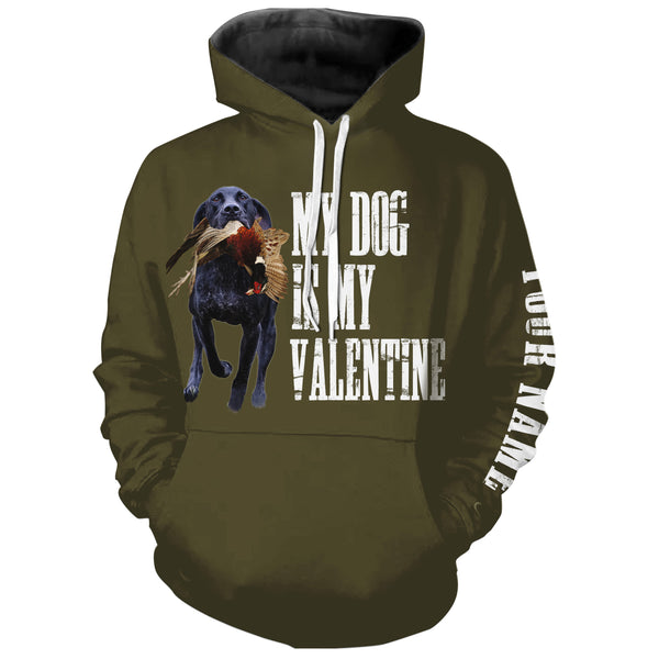 Funny Valentine Shirt for Hunter with Hunting Dogs, Valentine's Day Gift Idea for Hunters FSD4411