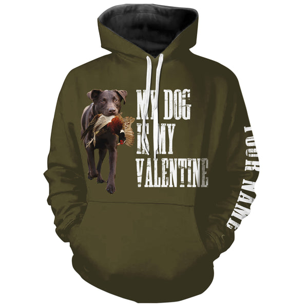 Funny Valentine Shirt for Hunter with Hunting Dogs, Valentine's Day Gift Idea for Hunters FSD4411