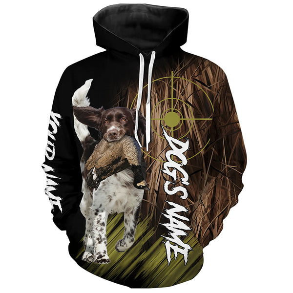 Small Munsterlander Custom Name Hunting Dog Shirts for Hunter, Gifts for Hunters FSD4664