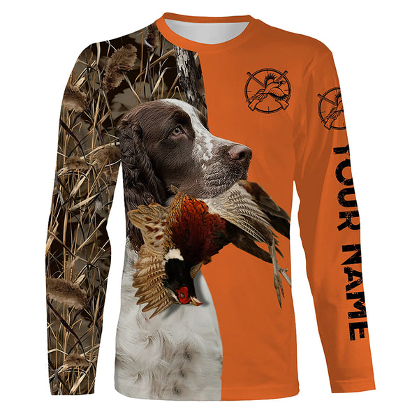 Best Pheasant hunting Dogs Customize name 3D All over print Long Sleeve Shirt FSD3535