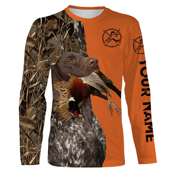 Best Pheasant hunting Dogs Customize name 3D All over print Long Sleeve Shirt FSD3535