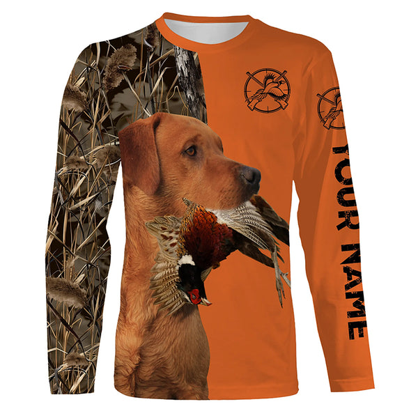 Best Pheasant hunting Dogs Customize name 3D All over print Long Sleeve Shirt FSD3535