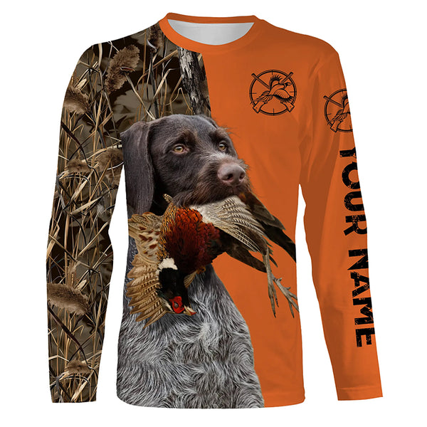 Best Pheasant hunting Dogs Customize name 3D All over print Long Sleeve Shirt FSD3535