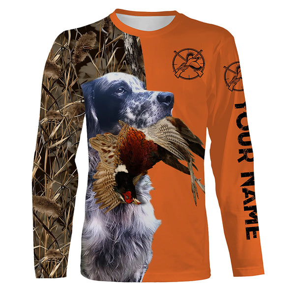 Best Pheasant hunting Dogs Customize name 3D All over print Long Sleeve Shirt FSD3535