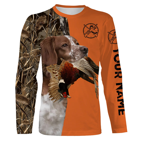 Best Pheasant hunting Dogs Customize name 3D All over print Long Sleeve Shirt FSD3535