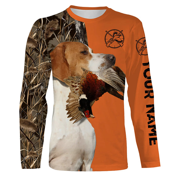 Best Pheasant hunting Dogs Customize name 3D All over print Long Sleeve Shirt FSD3535