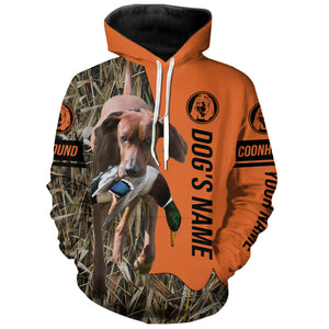 Redbone Coonhound Hunting Dog Customized Name Shirts for Hunters, Personalized hunting gifts FSD4261