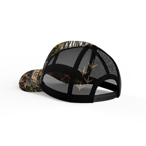 Wild Turkey Hunting Mesh Back Hat Customized Name For Turkey Hunters, Personalized Turkey Hunting Cap FSD4435