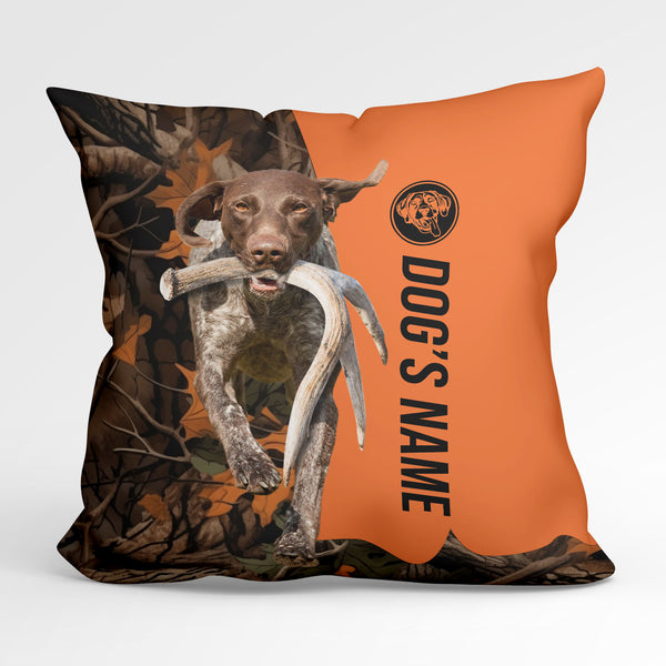 German Shorthaired Pointer Duck/Pheasant Hunting Custom Dog's Name Pillow, Hunting dog Pillows FSD4380