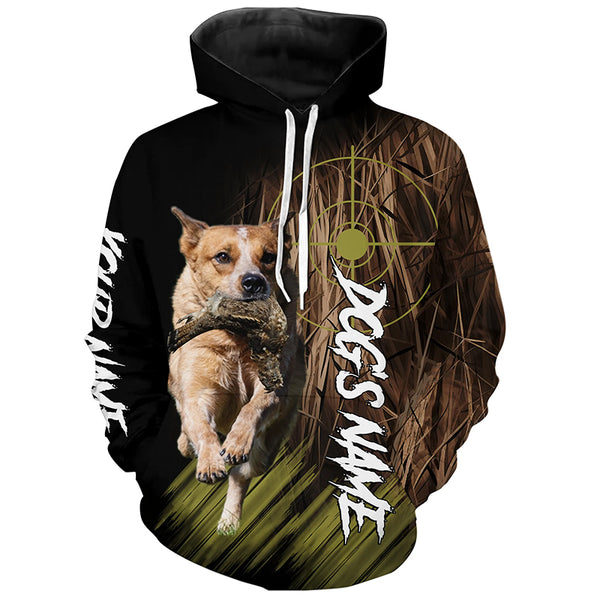 Australian Cattle Dog Red Heeler custom Name Hunting Dog Shirts for Hunter, Gifts for Hunters FSD4666