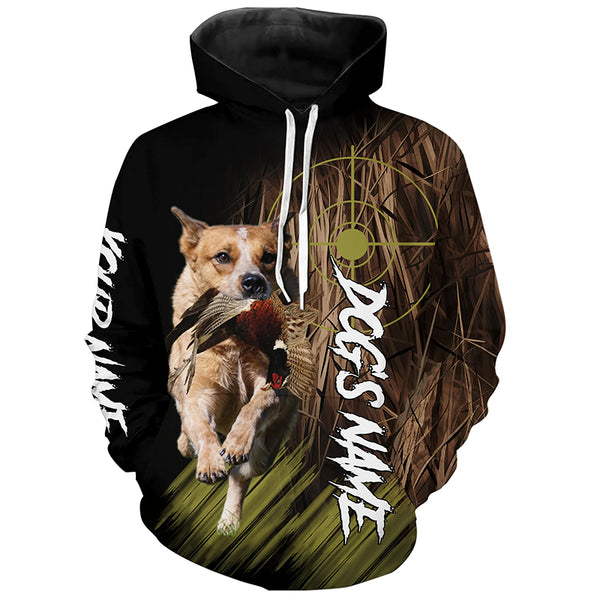 Australian Cattle Dog Red Heeler custom Name Hunting Dog Shirts for Hunter, Gifts for Hunters FSD4666