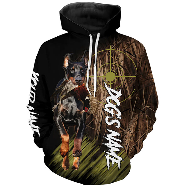 Doberman Custom Name Hunting Dog Shirts for Hunter, Gifts for Hunters FSD4682