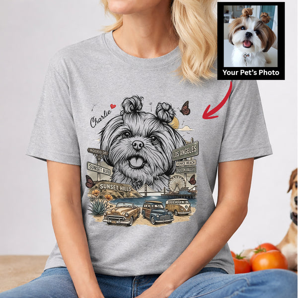 Funny California State Custom Dog Shirt – Personalized Gift for Dog Lovers FSD4821