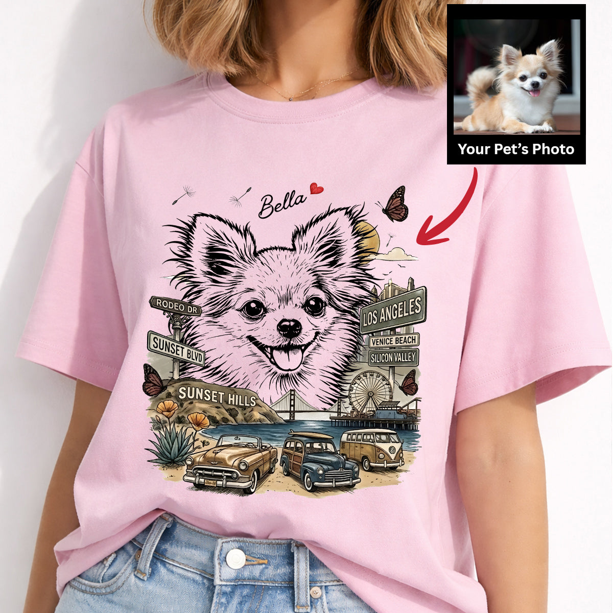 Funny California State Custom Dog Shirt – Personalized Gift for Dog Lovers FSD4821