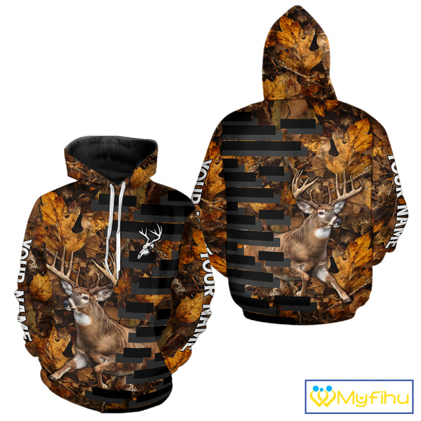 Deer Buck Hunting 3D All Over Printed Hoodie, Sweatshirt Hunting for Deer Hunter NHT353