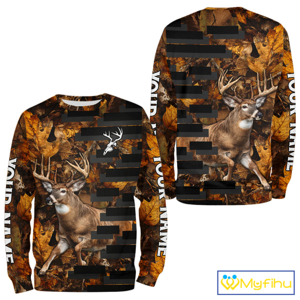 Deer Buck Hunting 3D All Over Printed Hoodie, Sweatshirt Hunting for Deer Hunter NHT353