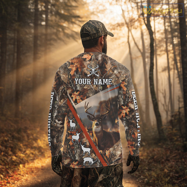 Custom Camo 3D Animal Deer Hunting Shirt Best Hunting Clothes For Season, Hunting Gift NHT255