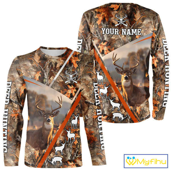 Custom Camo 3D Animal Deer Hunting Shirt Best Hunting Clothes For Season, Hunting Gift NHT255