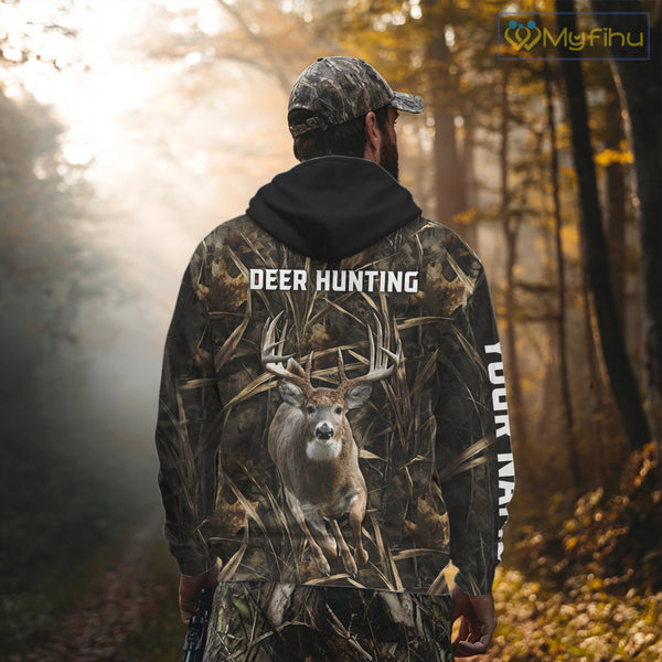Deer Buck Custom Name 3D All Over Printed Shirts, Deer Hunting Shirt, Hunting Season NHT328