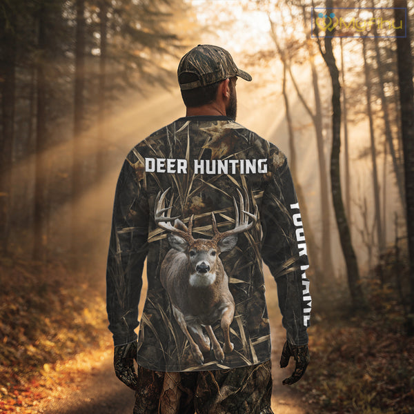 Deer Buck Custom Name 3D All Over Printed Shirts, Deer Hunting Shirt, Hunting Season NHT328