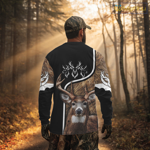 Whitetail Deer Hunting 3D All Over Print Shirts, Personalized Hunting Gifts For Deer Hunters NHT192