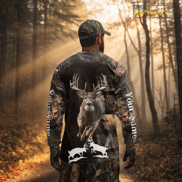 Whitetail Deer Hunting 3D All Over Printed Hoodie, Sweatshirt Hunting for Deer Hunter NHT338