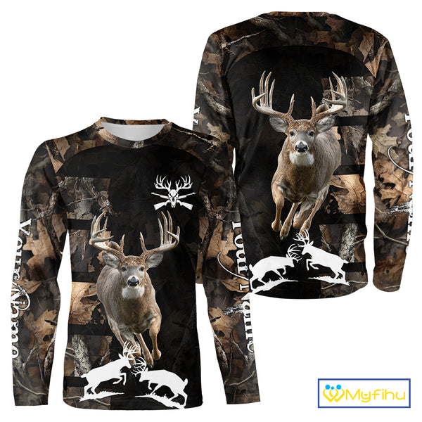 Whitetail Deer Hunting 3D All Over Printed Hoodie, Sweatshirt Hunting for Deer Hunter NHT338