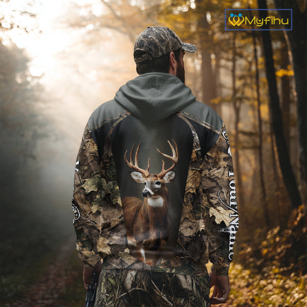 Customized Name Deer Hunting Unisex 3D All Over Printed For Men, Best Hunting Clothes NHT313