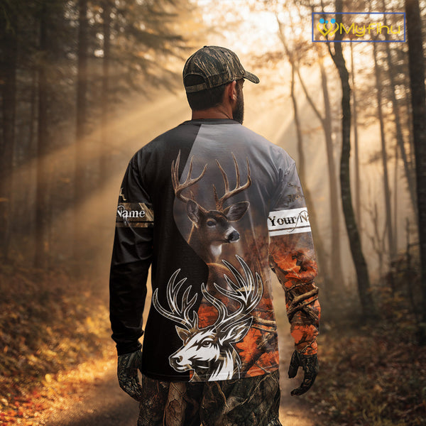 Men’s Hunting Deer Camo 3D All-Over Printed Hoodie Shirt – Hunting Hoodie for Men NHT330
