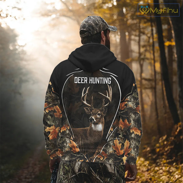 Deer Hunting Custom Name Camouflage Hunting Clothes, Deer Hunting Outfit NHT304