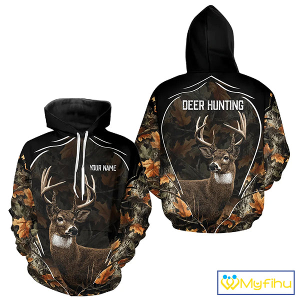 Deer Hunting Custom Name Camouflage Hunting Clothes, Deer Hunting Outfit NHT304