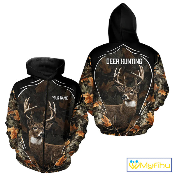 Deer Hunting Custom Name Camouflage Hunting Clothes, Deer Hunting Outfit NHT304