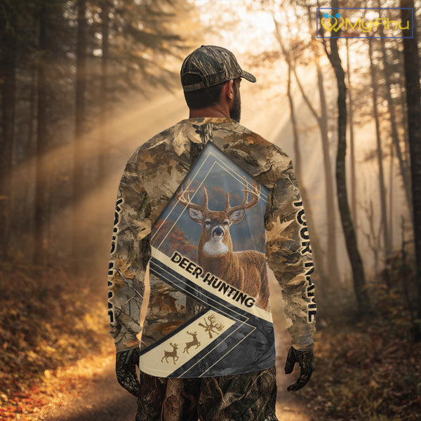 Deer Buck Custom Name 3D All Over Printed Shirts, Best Deer Hunting Season NHT372