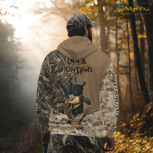 Personalized Hunting Shirt for Hunters – Custom Dog Image and Your Name NHT325