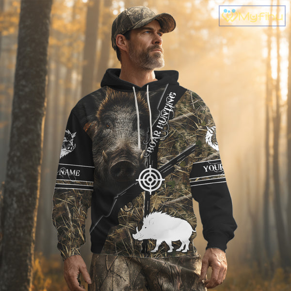 Wild Boar Hunting Shirt Best Design For Hunting Season Beautiful Hunting Clothes For Hunters NHT112
