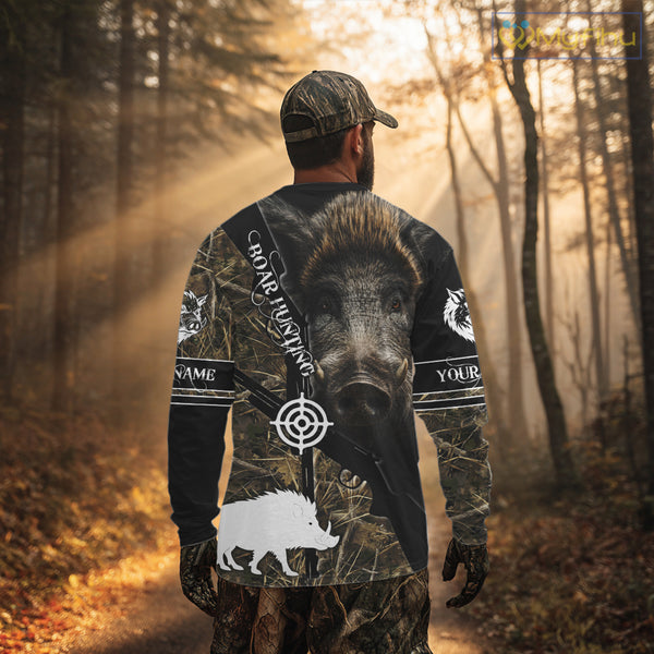 Wild Boar Hunting Shirt Best Design For Hunting Season Beautiful Hunting Clothes For Hunters NHT112
