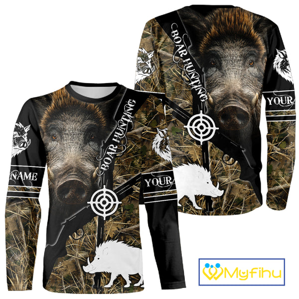 Wild Boar Hunting Shirt Best Design For Hunting Season Beautiful Hunting Clothes For Hunters NHT112