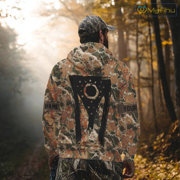 Beautiful Deer Hunting Shirt Camo Ohio Flag Deer Hunter Life Custom Name Hunting Gift NHT96
