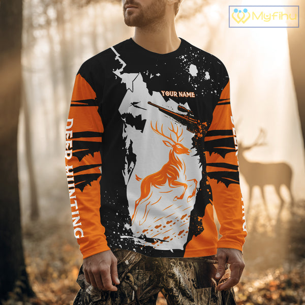 Best Deer Hunting Clothes Custom Name Hunting Shirt For Men | 3D Full Print Hunting Clothes NHT59