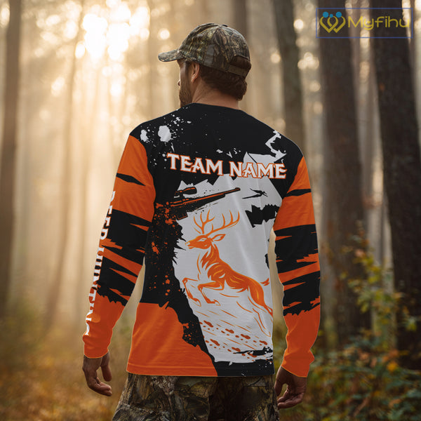 Best Deer Hunting Clothes Custom Name Hunting Shirt For Men | 3D Full Print Hunting Clothes NHT59