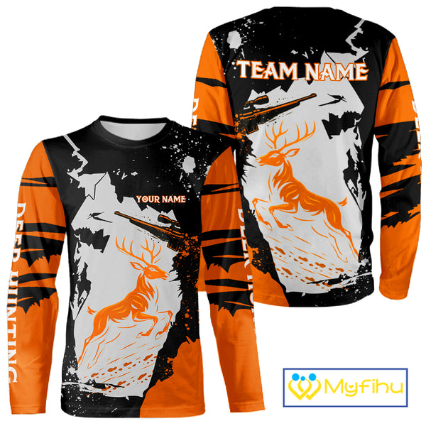 Best Deer Hunting Clothes Custom Name Hunting Shirt For Men | 3D Full Print Hunting Clothes NHT59