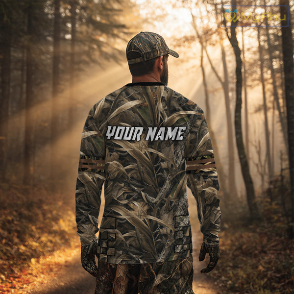 Yellow Lab 3D Shirt Retrieving Mallard Duck, Custom Name Duck Hunting Clothes NHT217