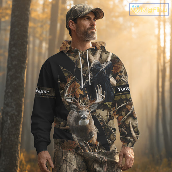 Custom Camo Deer Shed 3D Animal Deer Hunting Shirt Best Hunting Clothes For Season NHT220