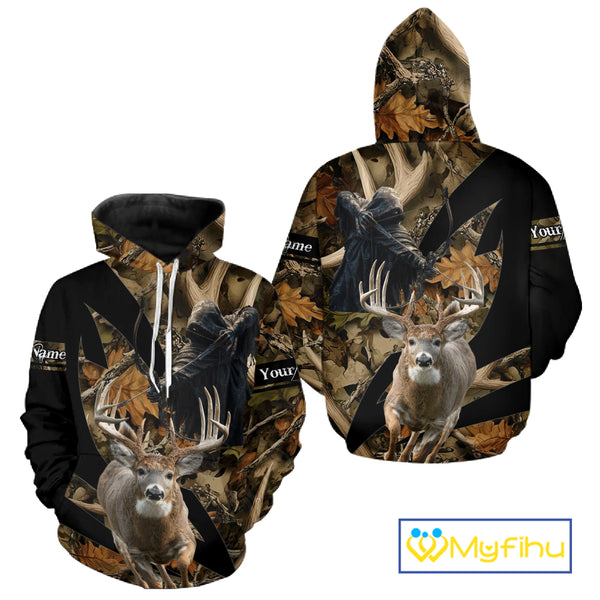Custom Camo Deer Shed 3D Animal Deer Hunting Shirt Best Hunting Clothes For Season NHT220