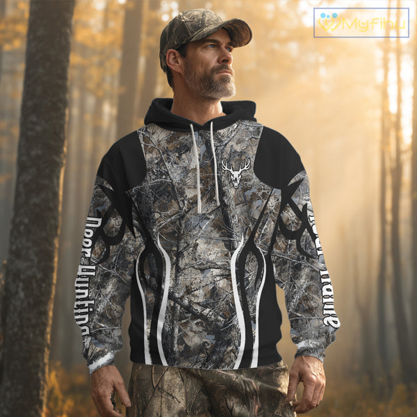 Custom Camouflage Deer Hunting 3D All Over Printed Shirts for Men, Hunting Gifts NBT203