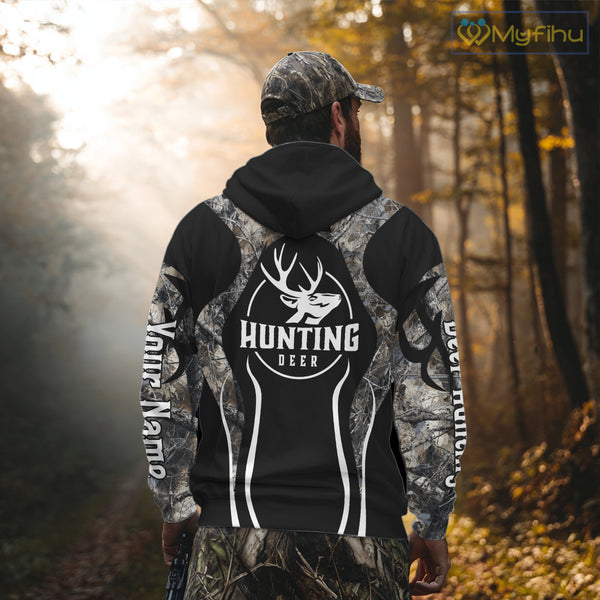 Custom Camouflage Deer Hunting 3D All Over Printed Shirts for Men, Hunting Gifts NBT203