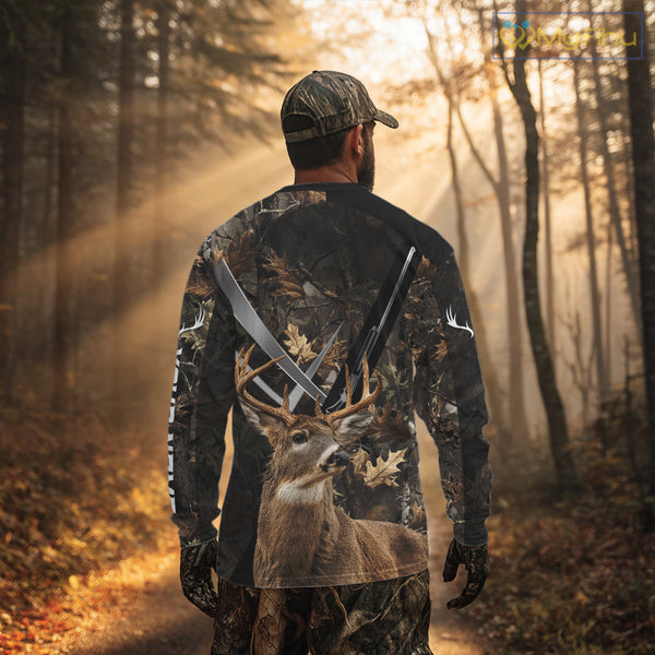 Whitetail Deer Hunting 3D All Over Printed Hoodie, Sweatshirt Hunting for Men NBT315